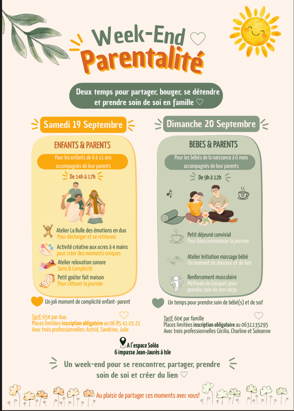 Week end Parentalité
